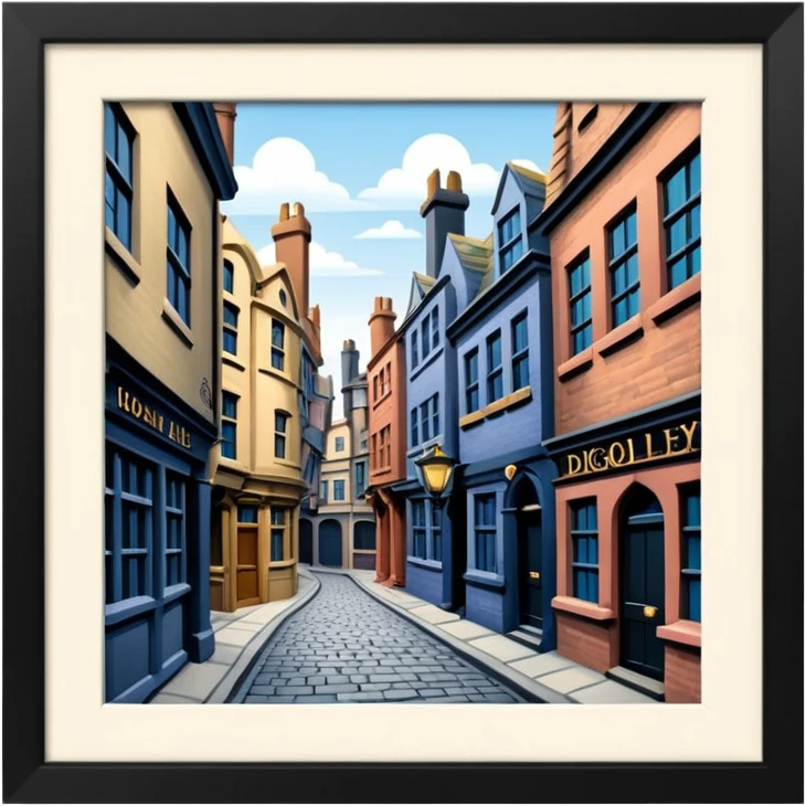 Diagon alley emoji