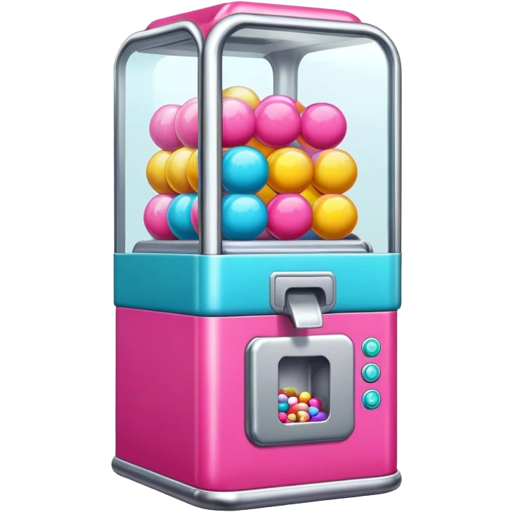 Bubblegum machine emoji