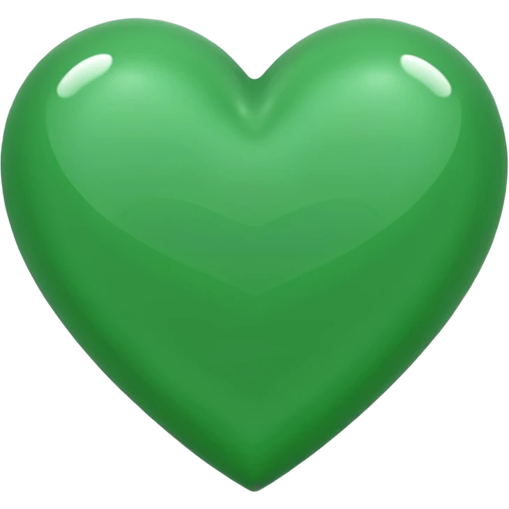 green heart emoji