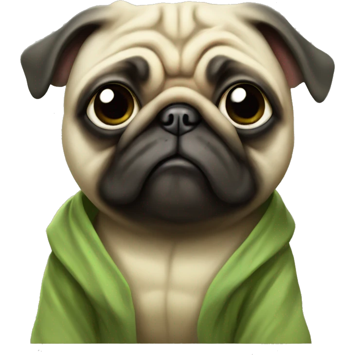 Yoda pug emoji