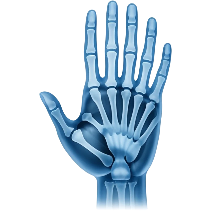 blue xray image emoji
