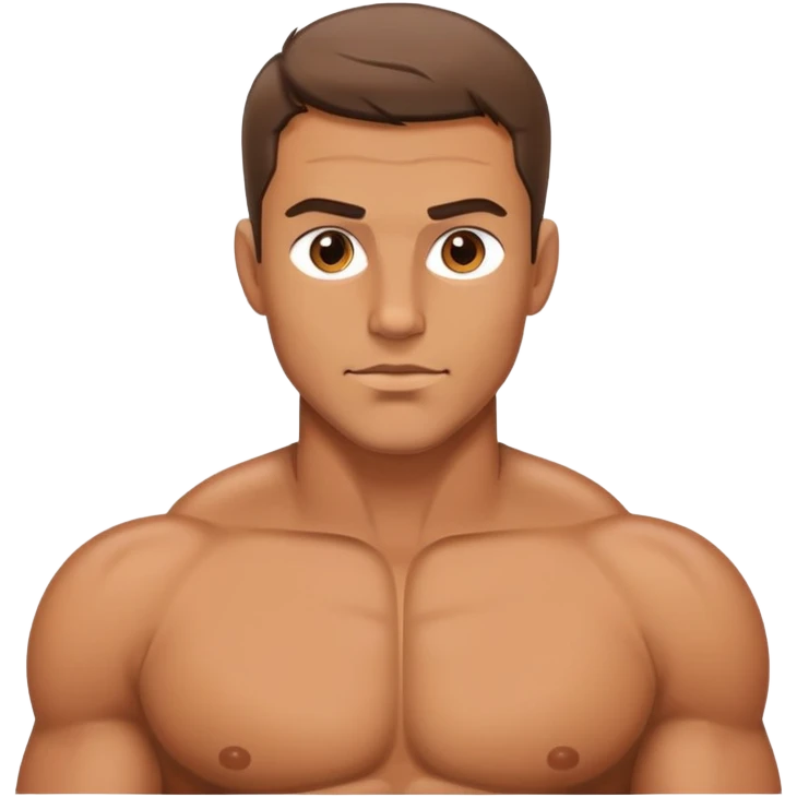 man with large pecs emoji