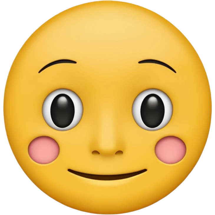 flat clean yellow emoji face #FFCC4D, circular, no nose or eyebrows, eyes are two horizontal lines, mouth is a bold black X, muted emotion, minimal, standard emoji style, no gradients or shadows, transparent background emoji