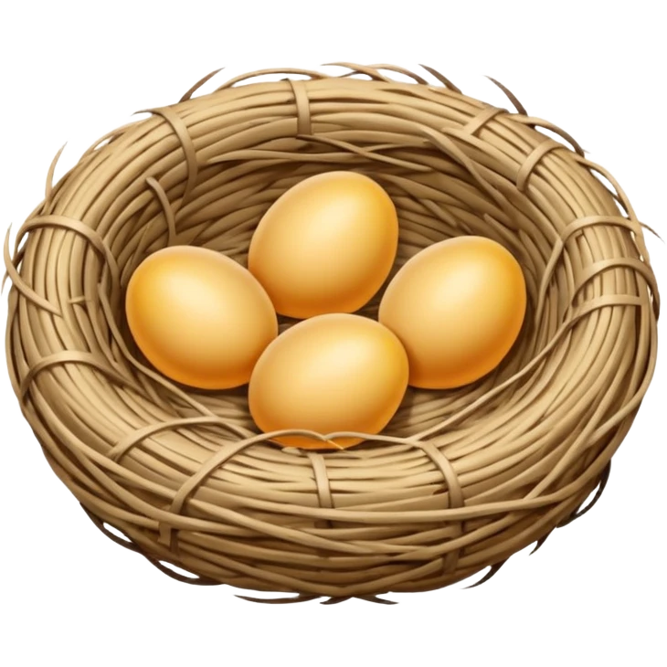empty birds nest emoji