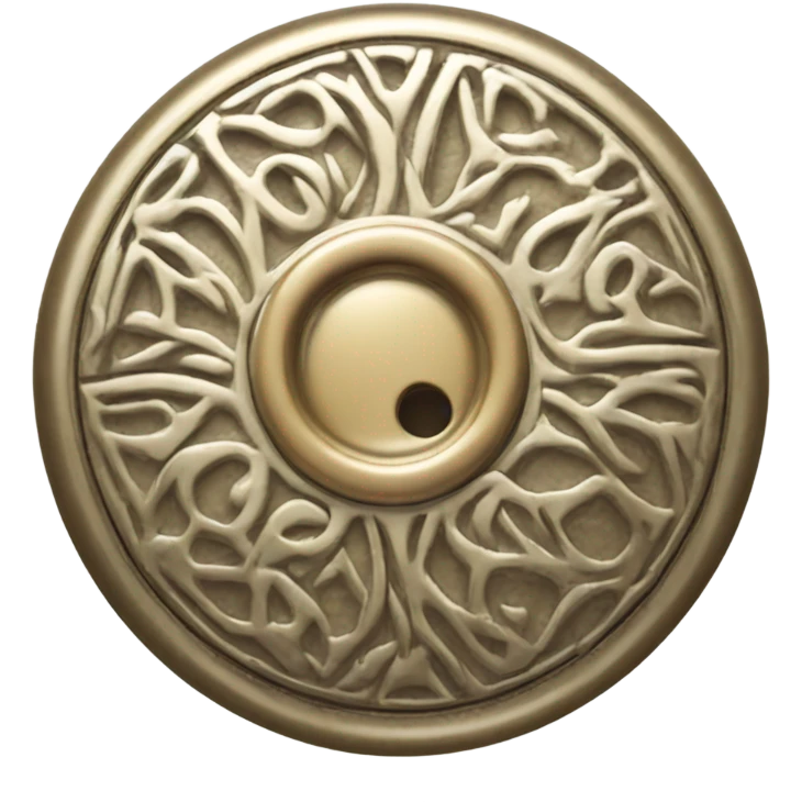 Coat button  emoji