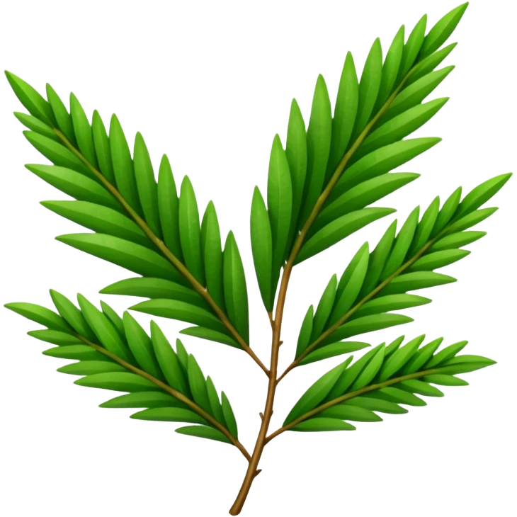 Tea tree leafs emoji