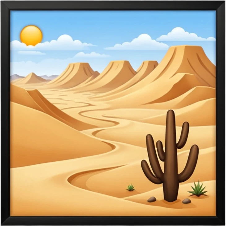 Hot Desert emoji