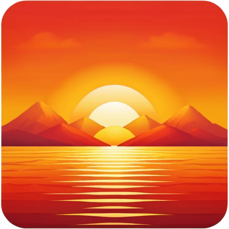 sunset emoji