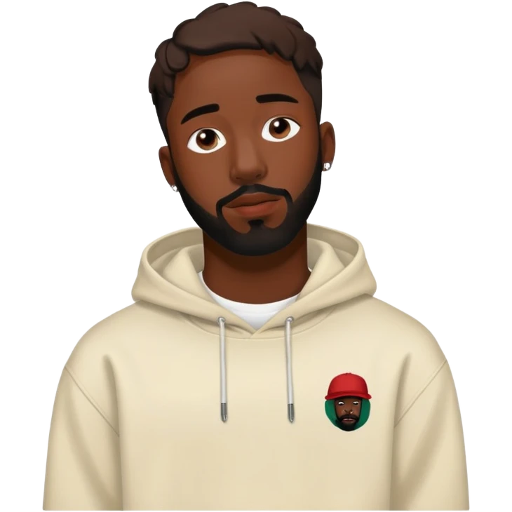 Brent Faiyaz with his signature style and look emoji