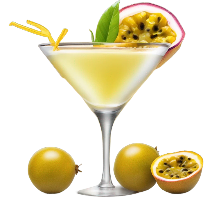 Passion fruit martini  emoji