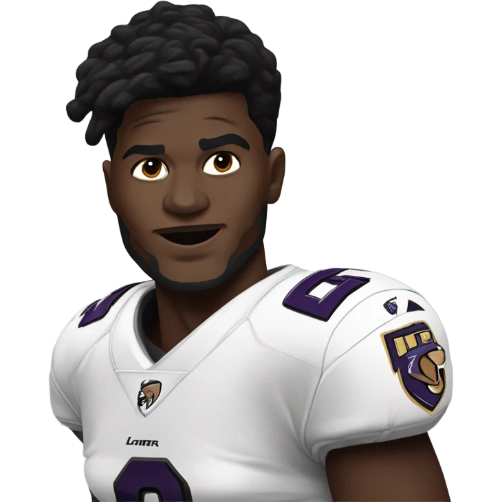 Lamar Jackson throwing an interception  emoji