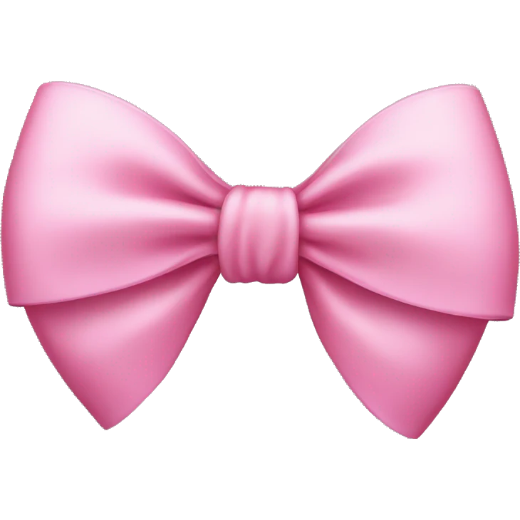Pink bow emoji