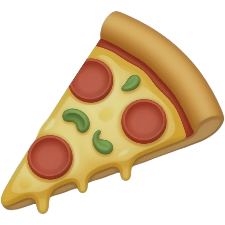 Teller  darauf ist ein Stück Pizza emoji