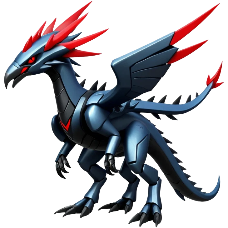 Punk’ish Edgy Futuristic Badass Dark Gothic Zekrom-Dialga-Aurorus-Hybrid-Creature emoji