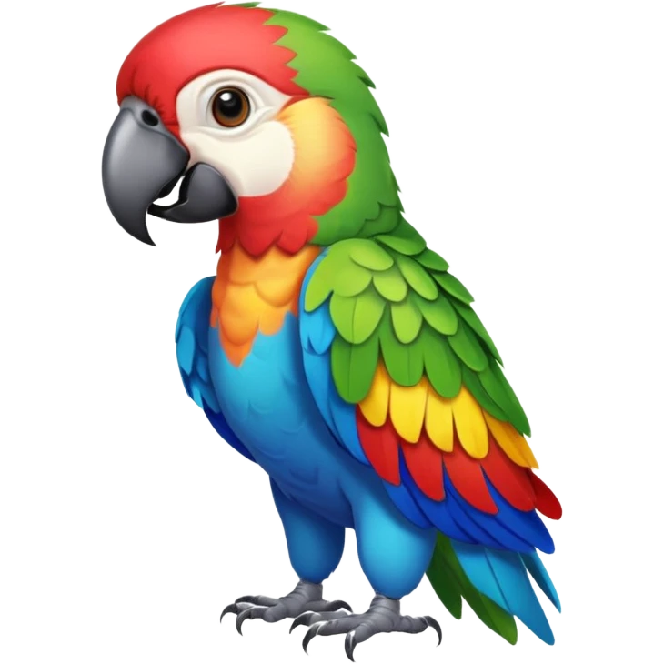 a full Parrot emoji