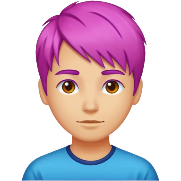 Dyeing hair emoji