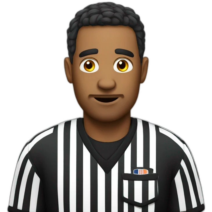 Stupid referee emoji