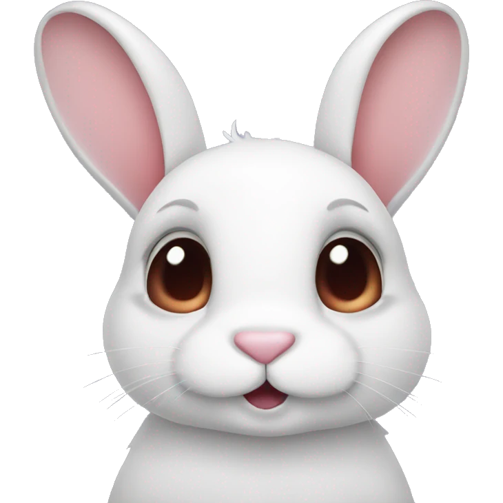 Bunny with heart eyes emoji