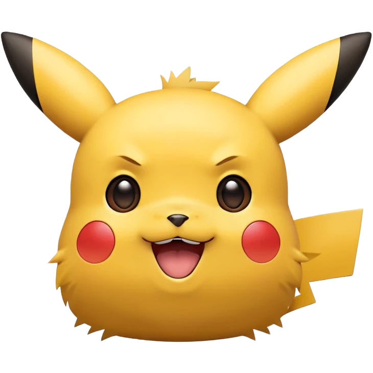 Pikachu face emoji