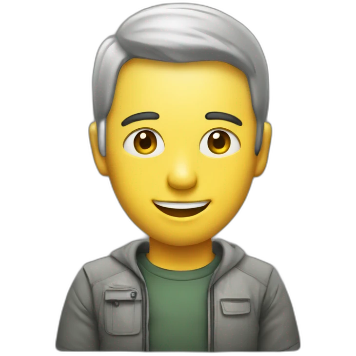 computuer with photoshop open in emoji