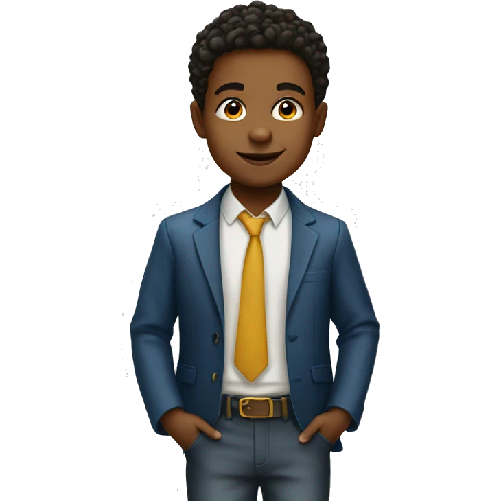 young boy millionaire emoji
