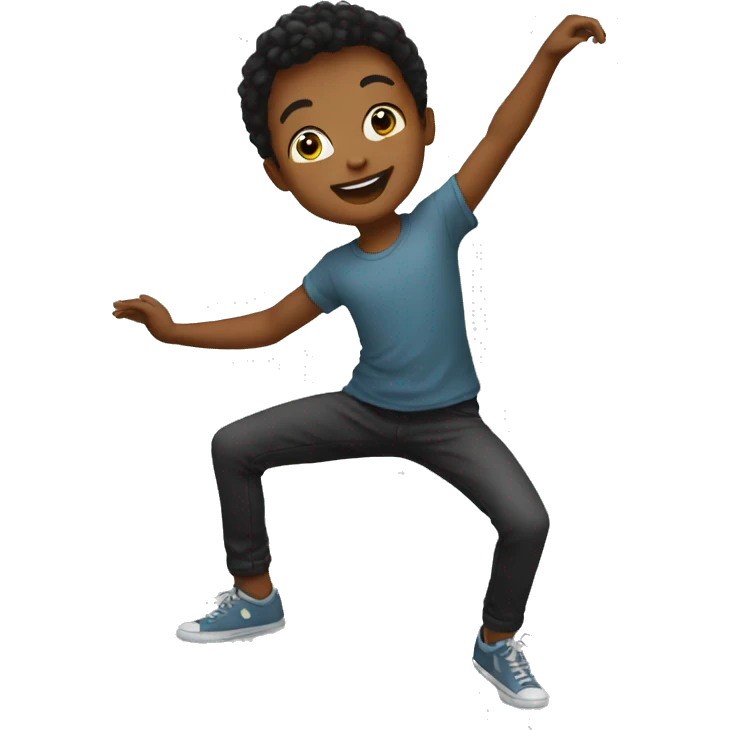 short kid dancing emoji
