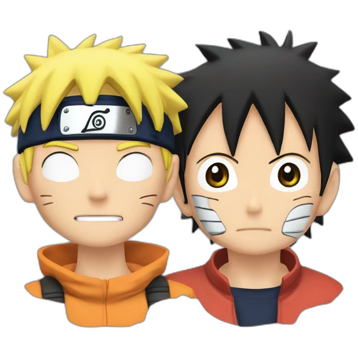 naruto and luffy emoji