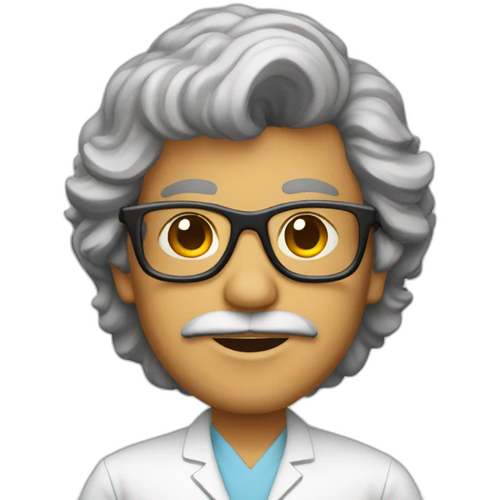 70s scientist emoji