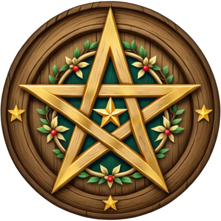 yule pentacle emoji