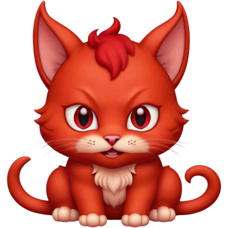 baby devil cat emoji
