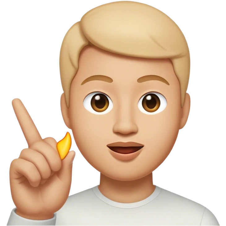 My Memoji flipping a bird emoji