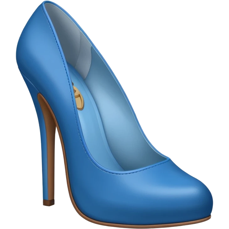 heels with the blue colors emoji