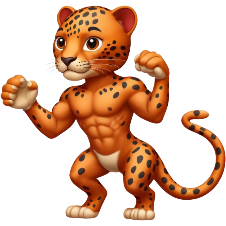 red leopard emoji