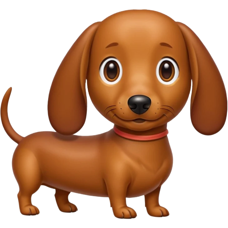 Weenie dog emoji