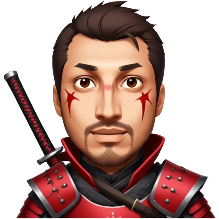 Battle-Ready Samurai emoji