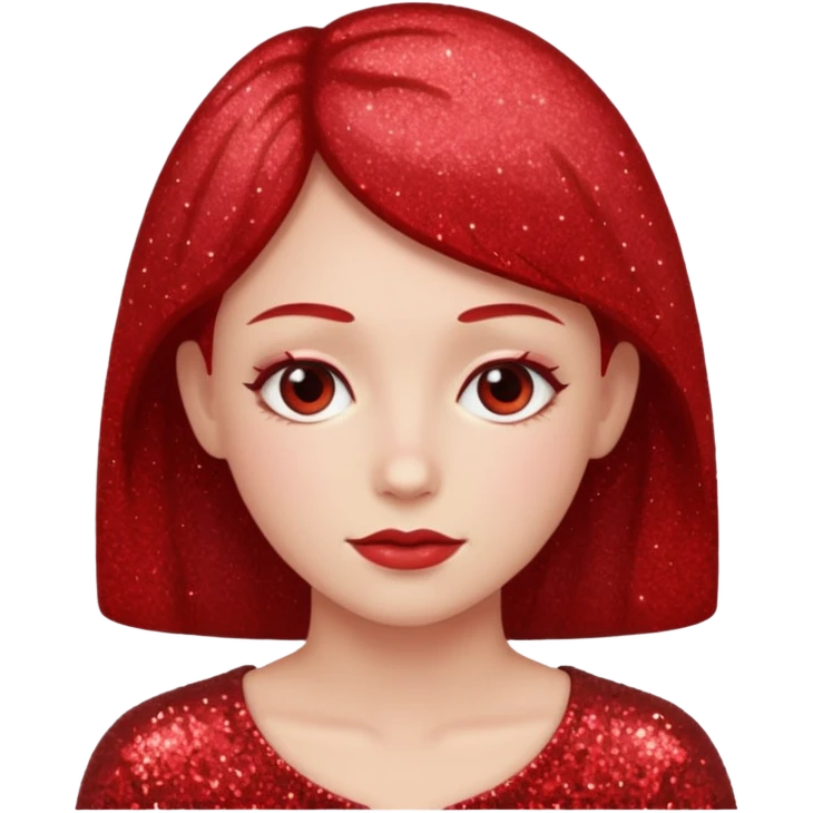 glitter red user emoji