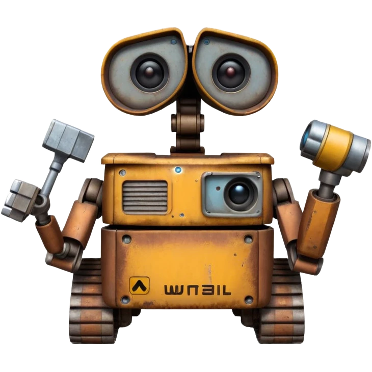 Walle from the movie emoji