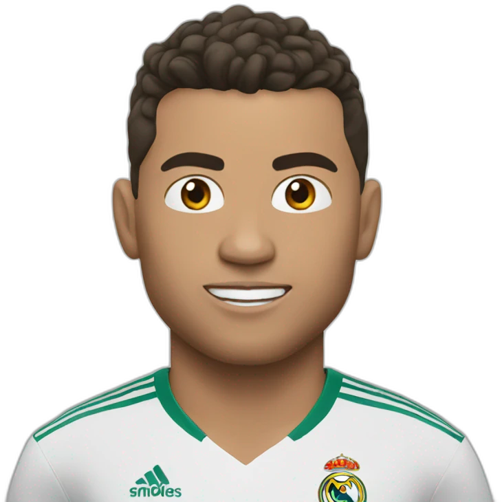 make full realistic emoji of ronaldo emoji