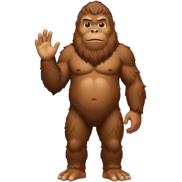 Bigfoot emoji