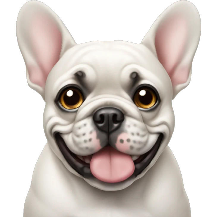 a frenchie dog emoji