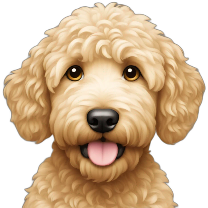 Goldendoodle emoji