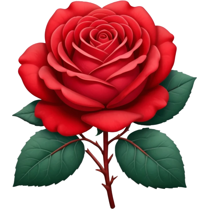 winter rose  emoji