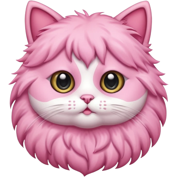 cute pink cat cutecore emoji