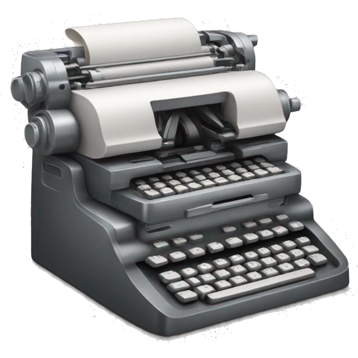 typing machine emoji