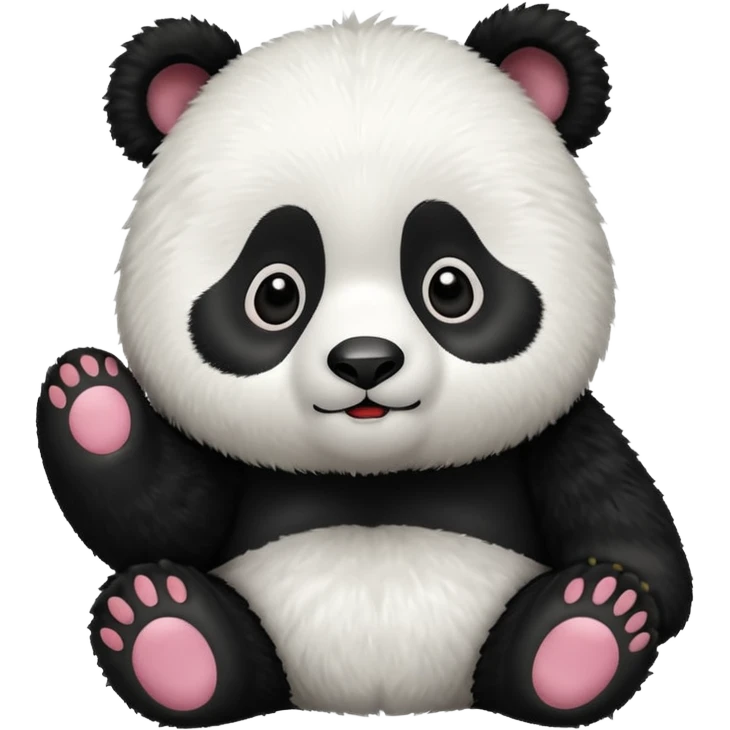 Panda asking a question  emoji
