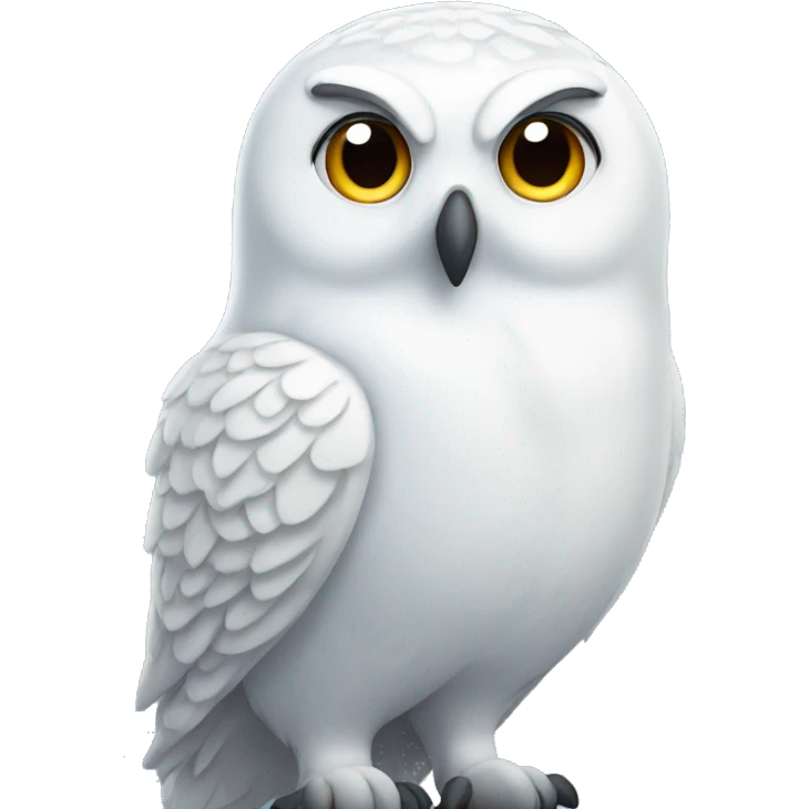 snow owl emoji