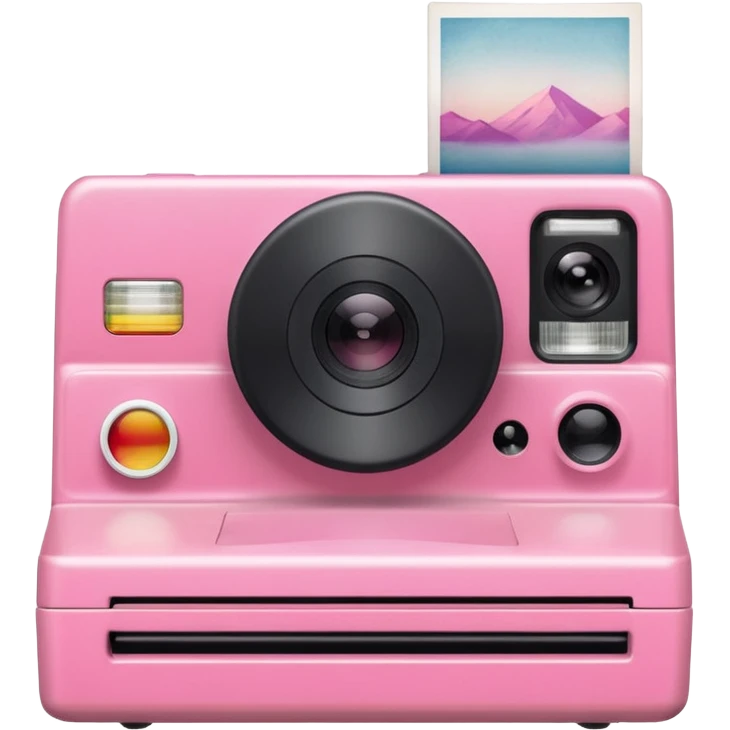 pink polaroid photo emoji