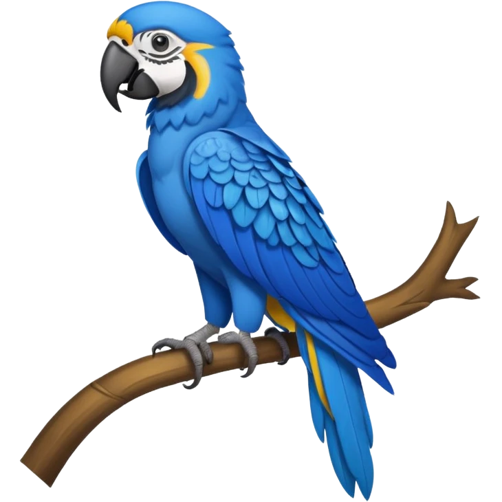 uma arara azul emoji