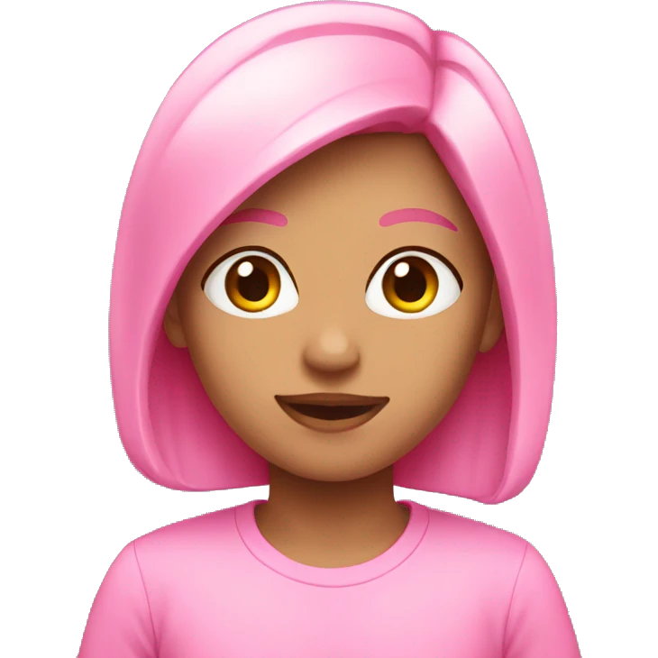 Pink emoji