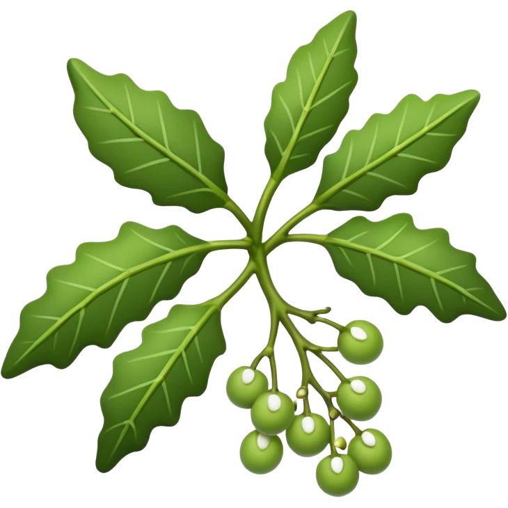 mistletoe emoji